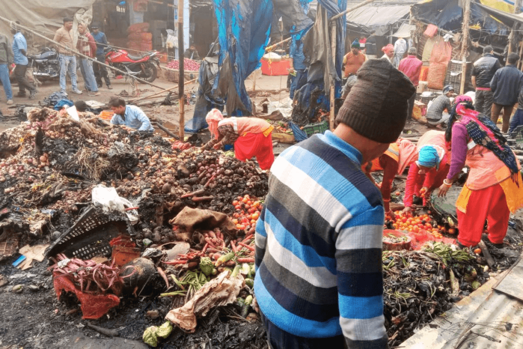 Gamharia Market Fire