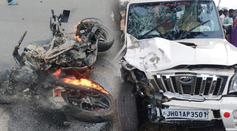 Ranchi News: Policemen killed in a tragic crash with a Speeding Scorpio, Policeman from Kanke Station