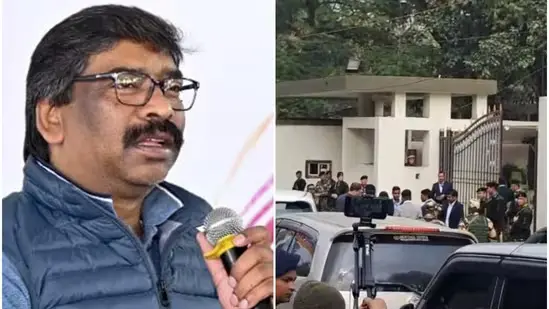 Ranchi Update: ED shows up at Hemant Soren’s residence in Jharkhand to quiz him over a purported land scam.