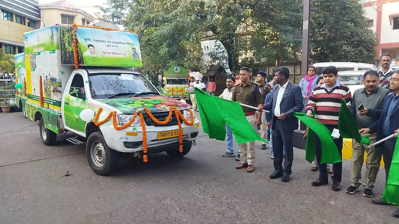 Jamshedpur News: “Awareness Rath” a farmer awareness campaign about government schemes.