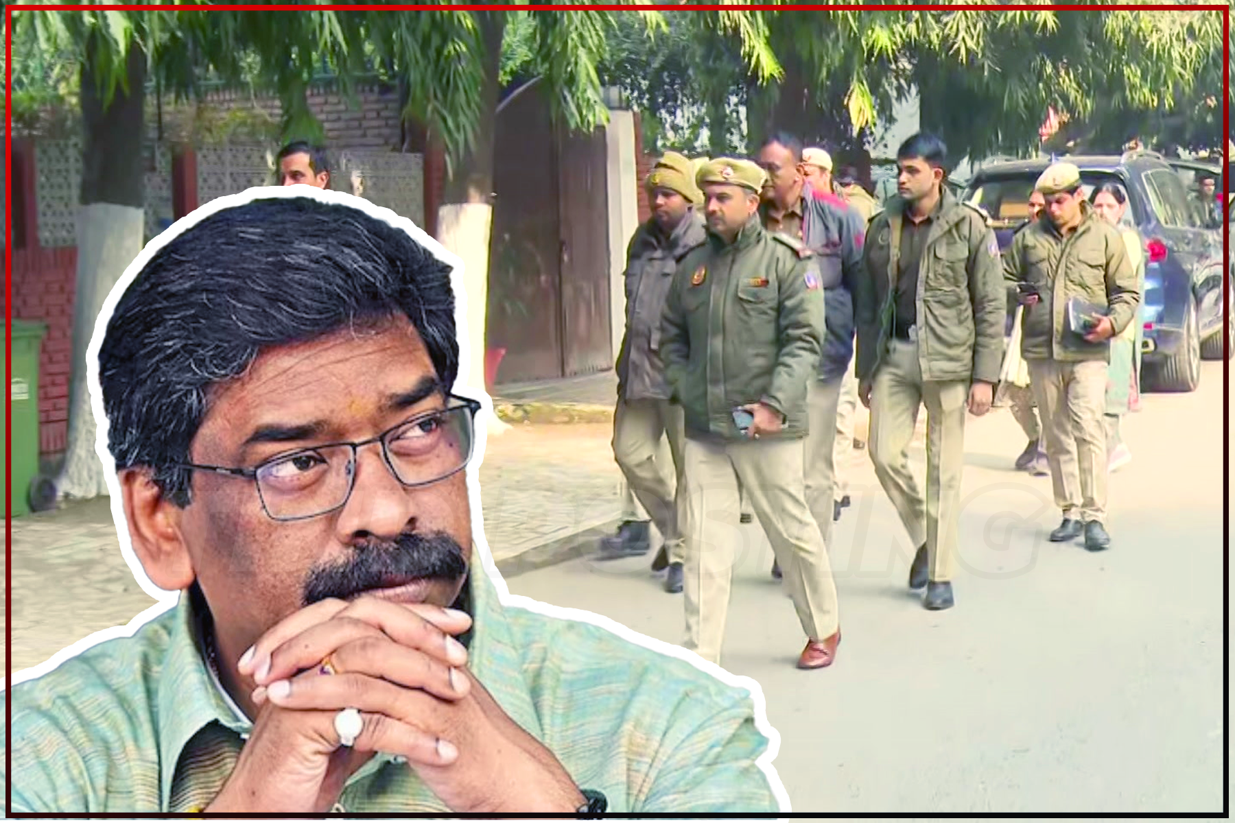 Hemant Soren ED Case: ED suddenly reaches Hemant Soren’s house in Delhi, fear of arrest in land scam