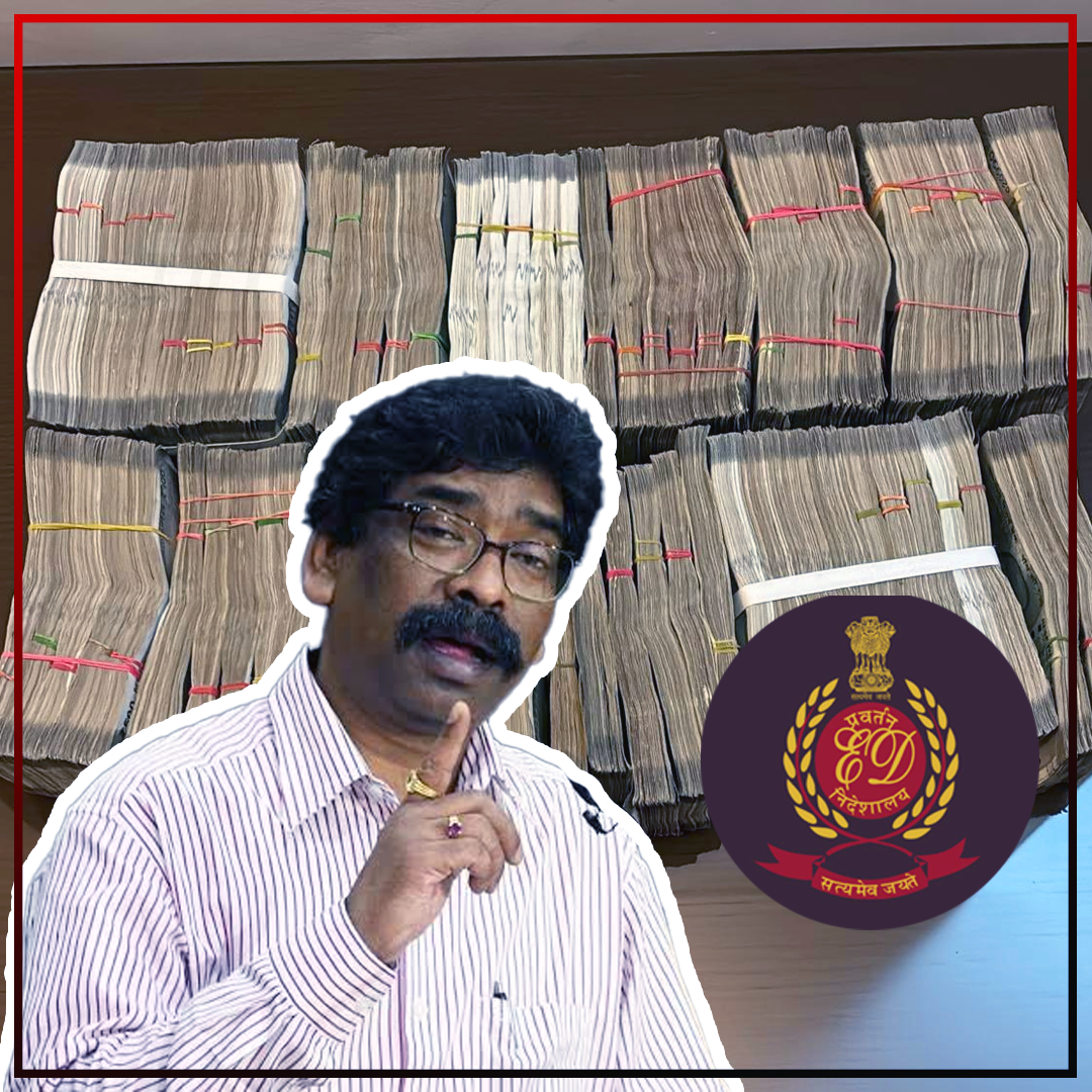 Jharkhand News: ED raids CM Hemant Soren’s house in Delhi and found ₹36 lakh in cash