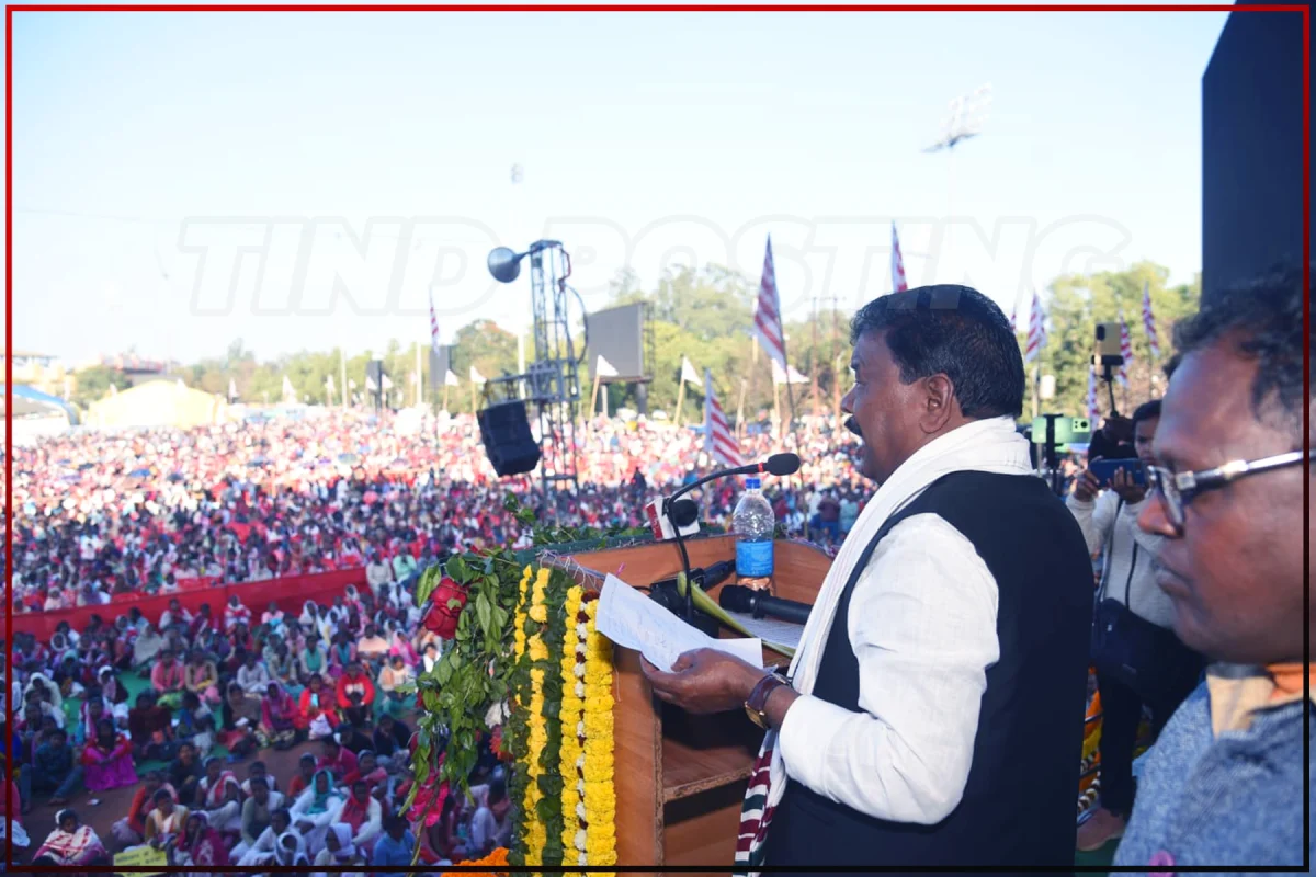 Bandhan Tirkey adivasi ranchi rally