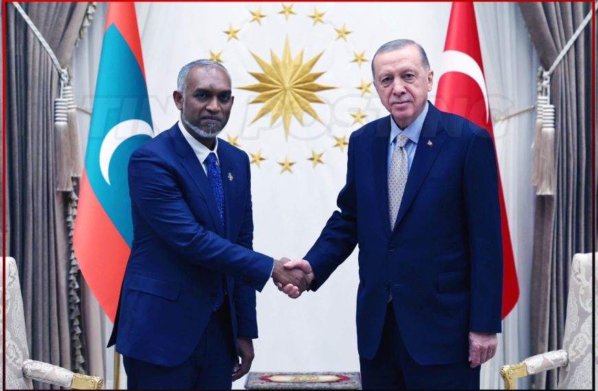 Mizzu Maldives President meetin turkey president