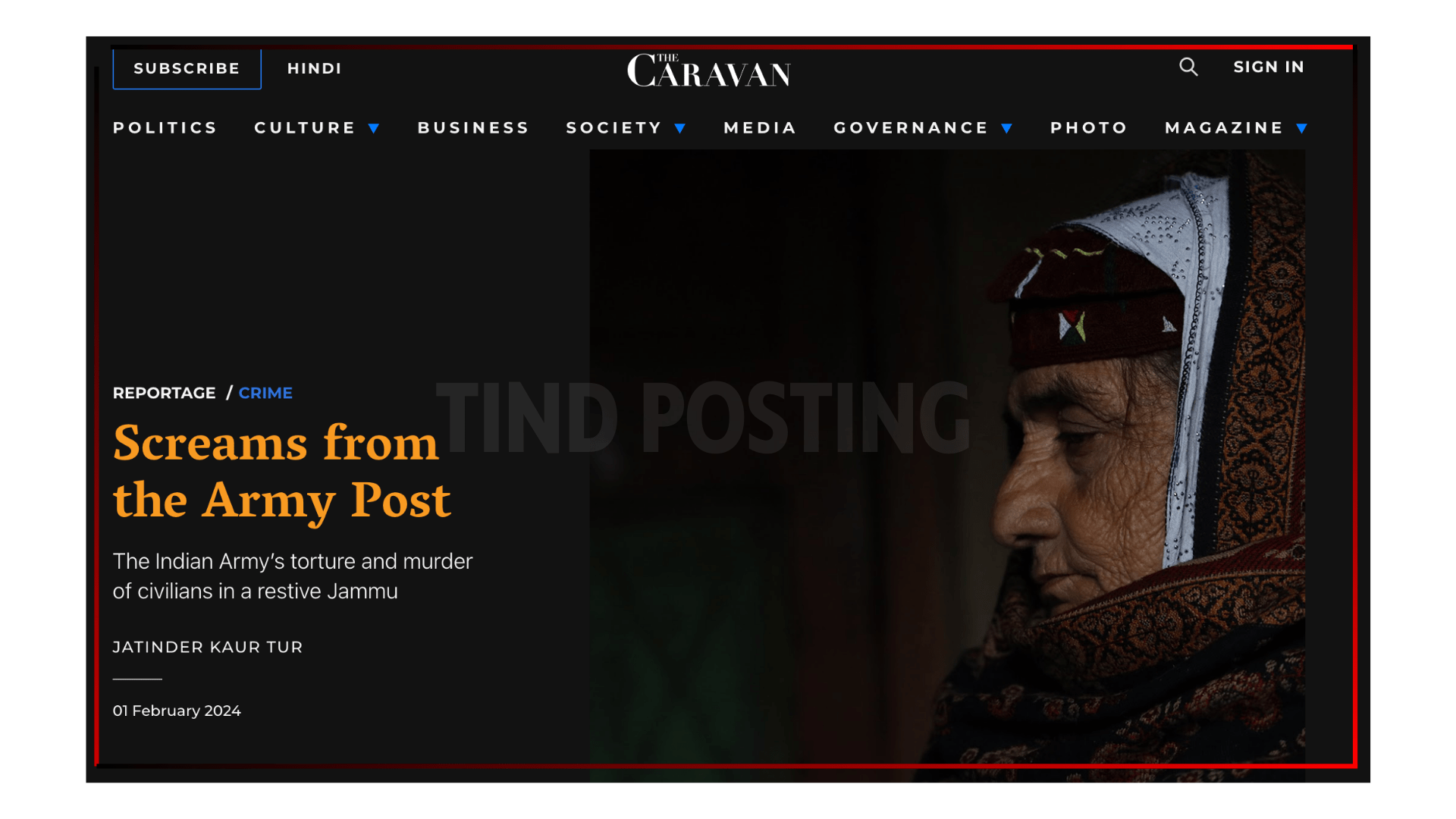 Modi Government pushes for Removal of Caravan’s Article on Army Torture in Kashmir, is the Centre Suppressing People’s Voice?