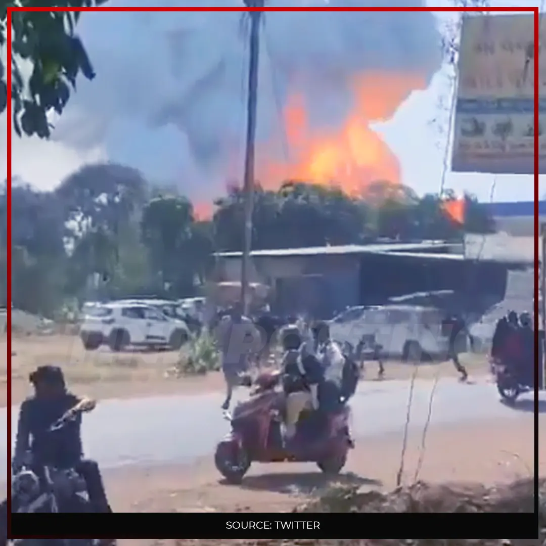 Massive explosion at Firecracker factory in Harda Madhya Pradesh