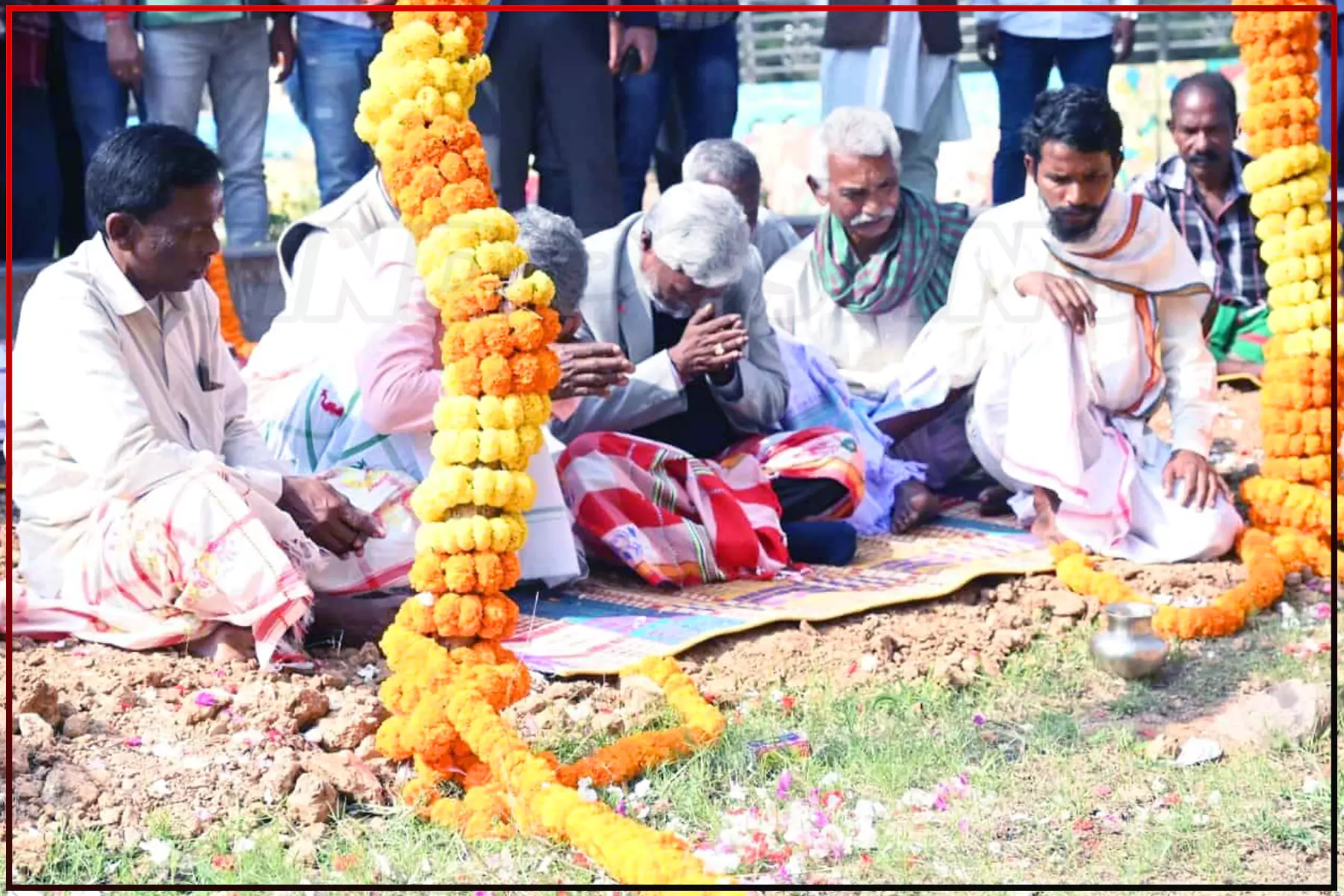 champai soren visiting jilnggora tribal and indigenous rights