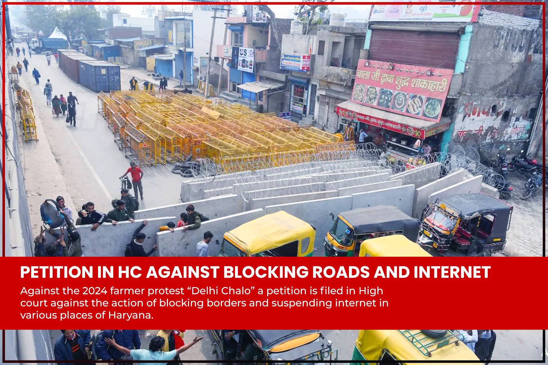 Farmer Protest 2024: Petition filed in HC against mobile internet suspension and border blockade