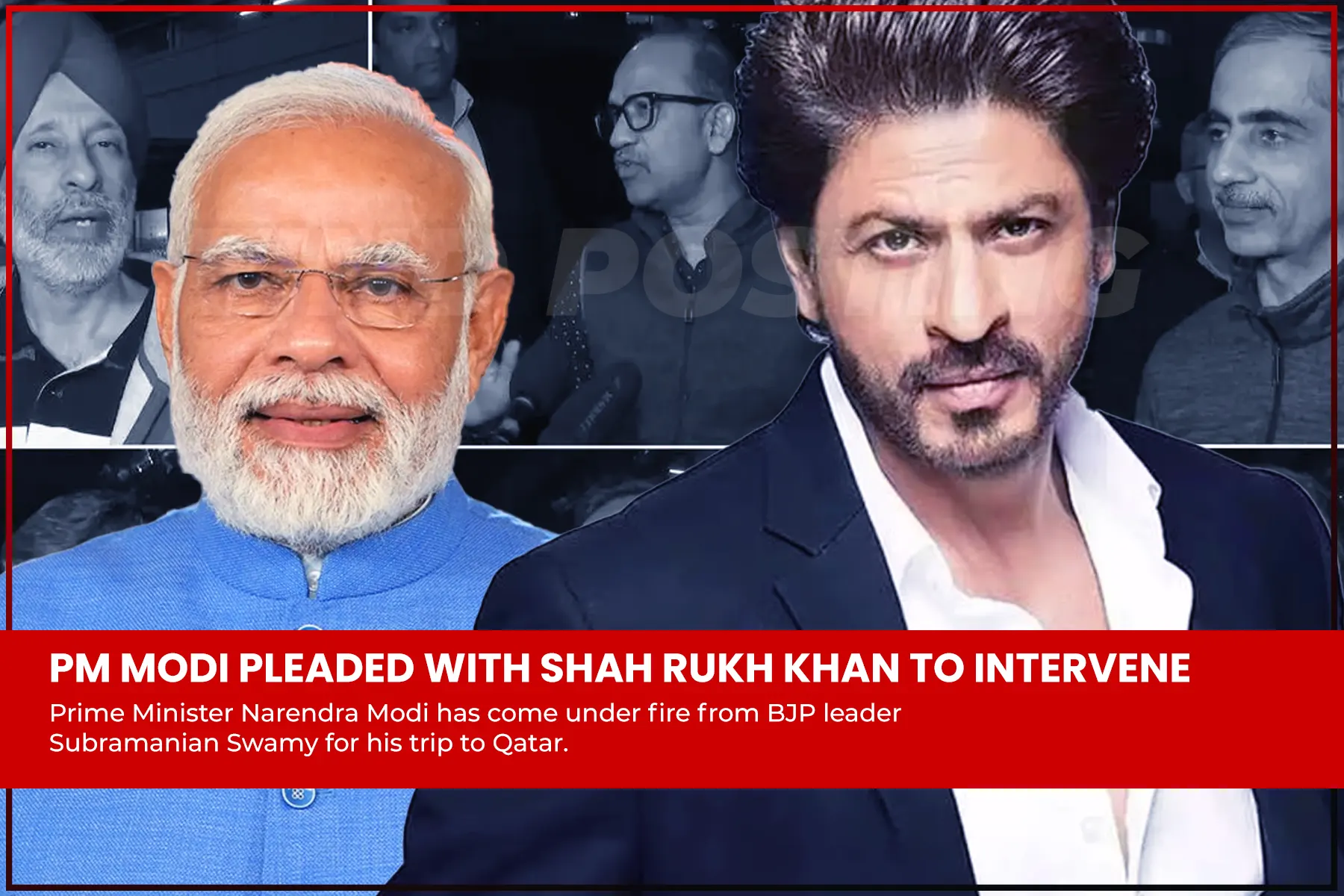 Qatar released Indian navy veterans because of Shahrukh Khan said BJP leader