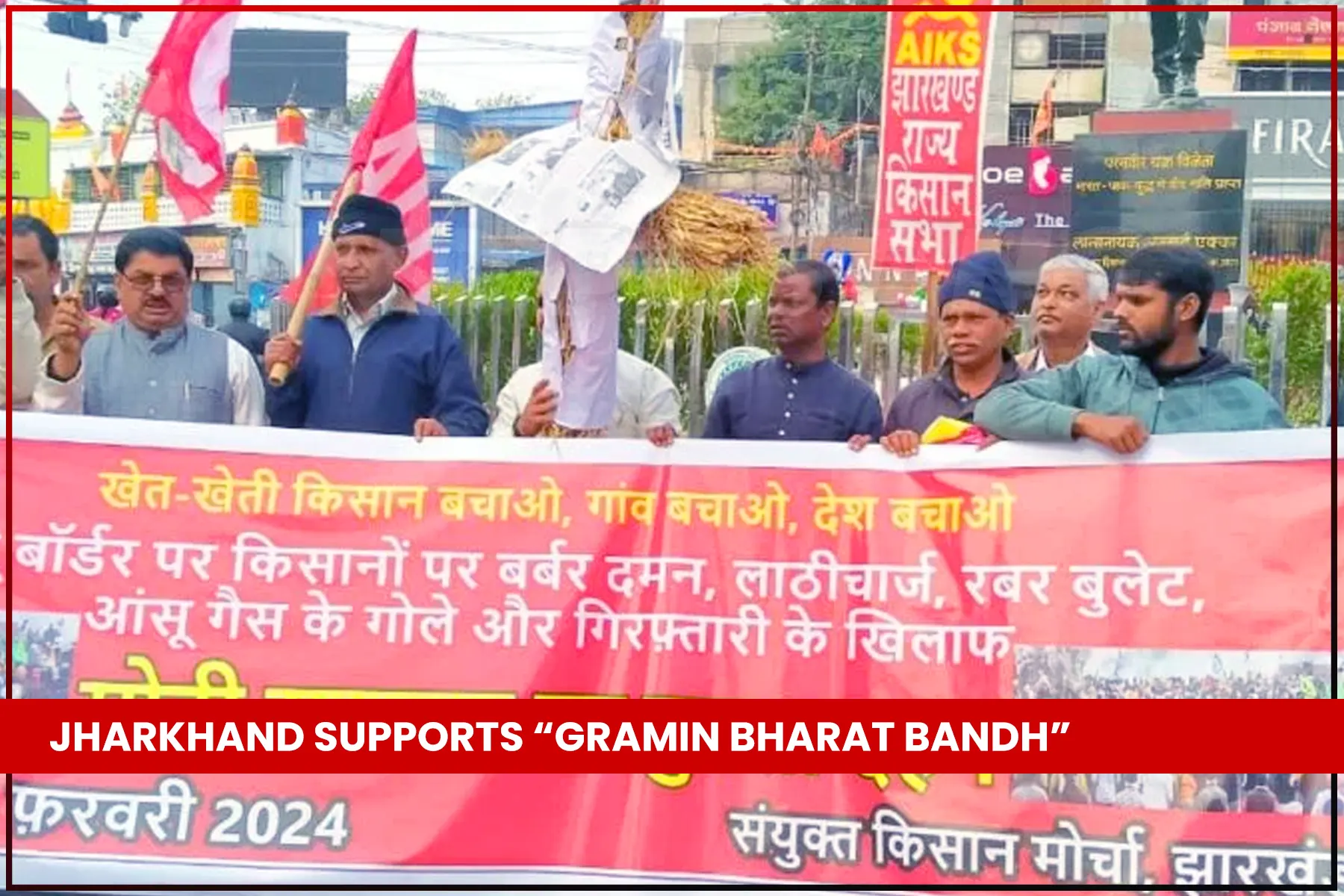 Jharkhand unites for ‘Gramin Bharat Bandh’