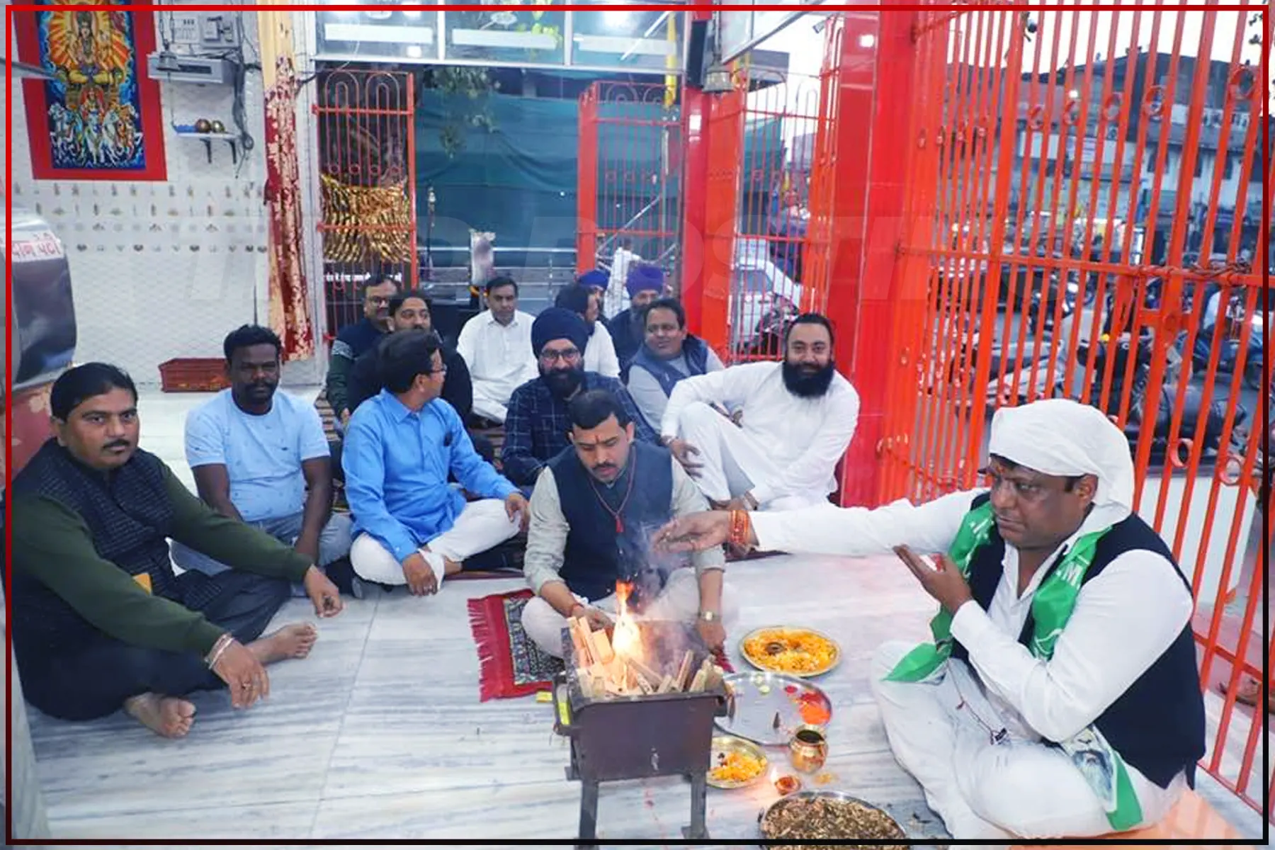 Jamshedpur News: JMM Workers hosted a Havan Ceremony for Hemant Soren’s Release in Golmuri