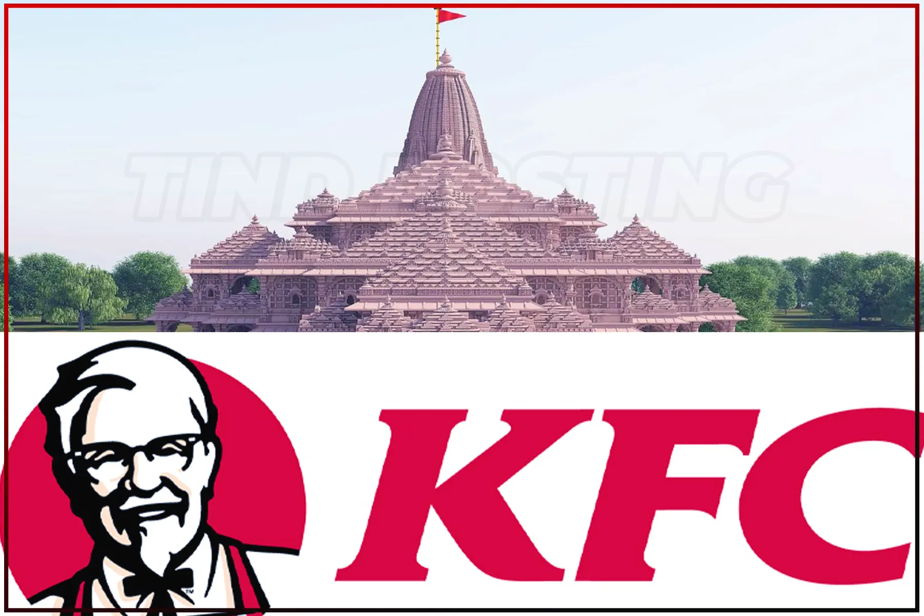 Non-Veg world brand KFC to open a VEG only branch in Ayodhya seeing the Ram Mandir Hype