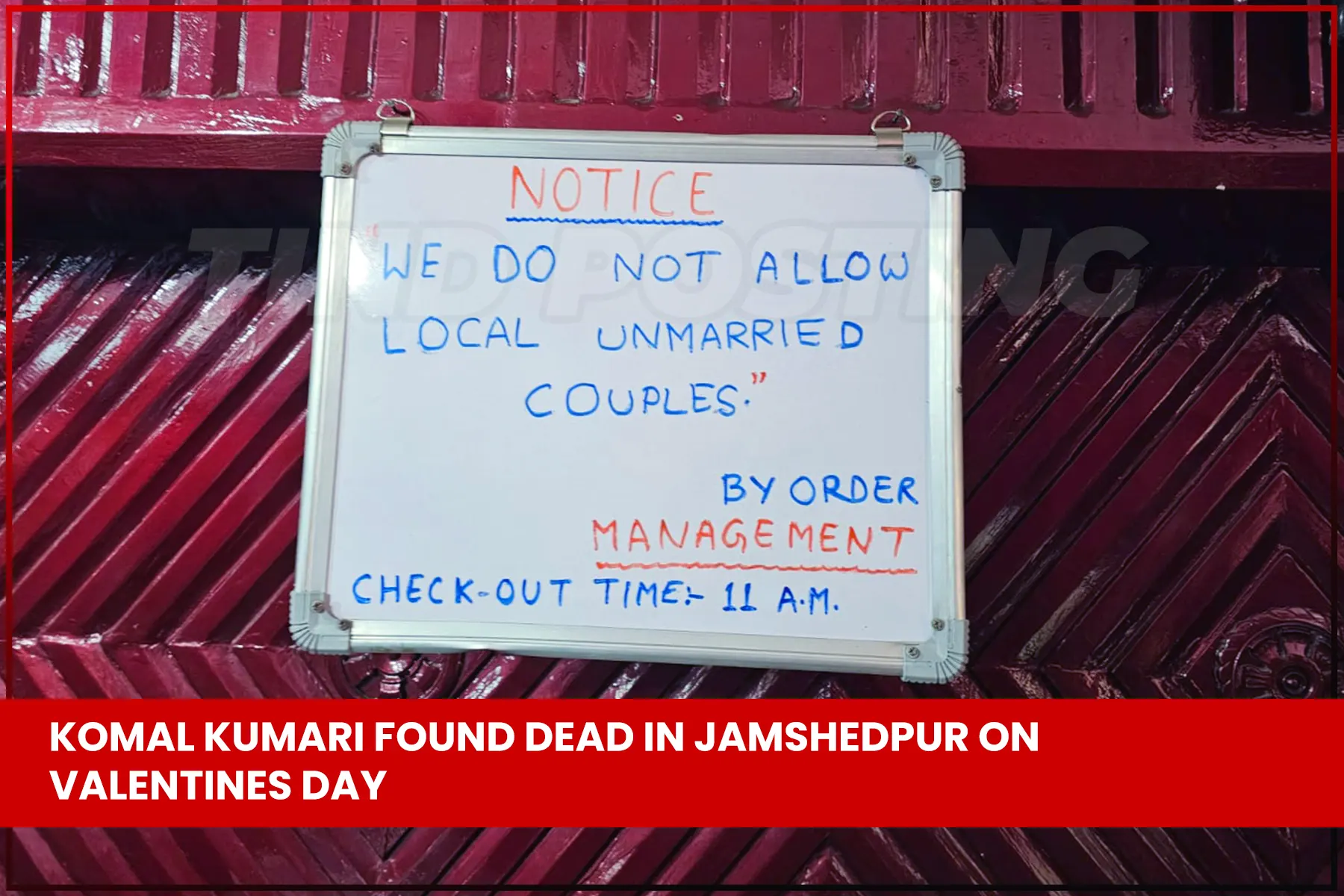 27-year-old female found dead in GuruNanak Residency Jamshedpur. Suicide note found