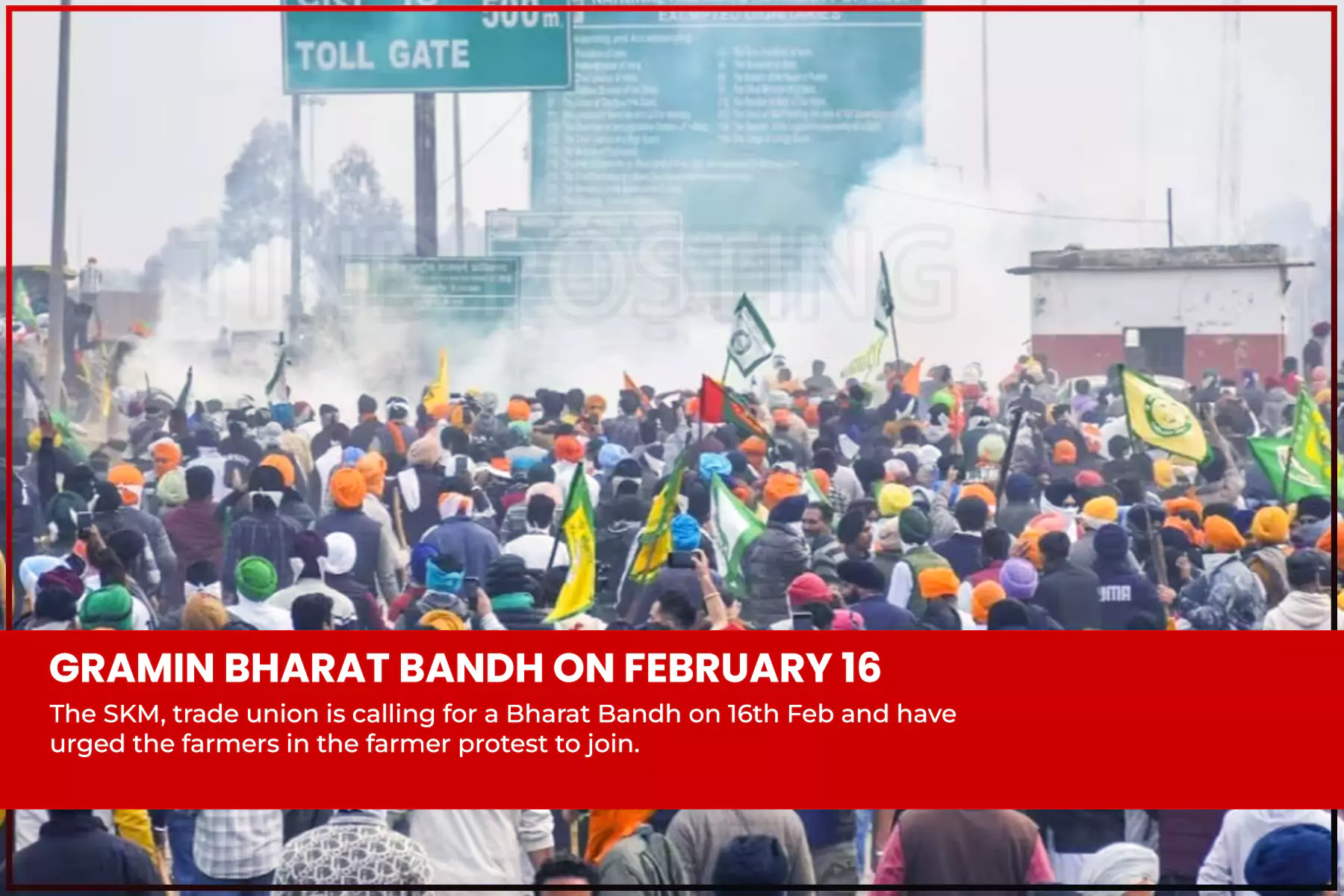 Bharat Bandh called by SKM on Feb 16