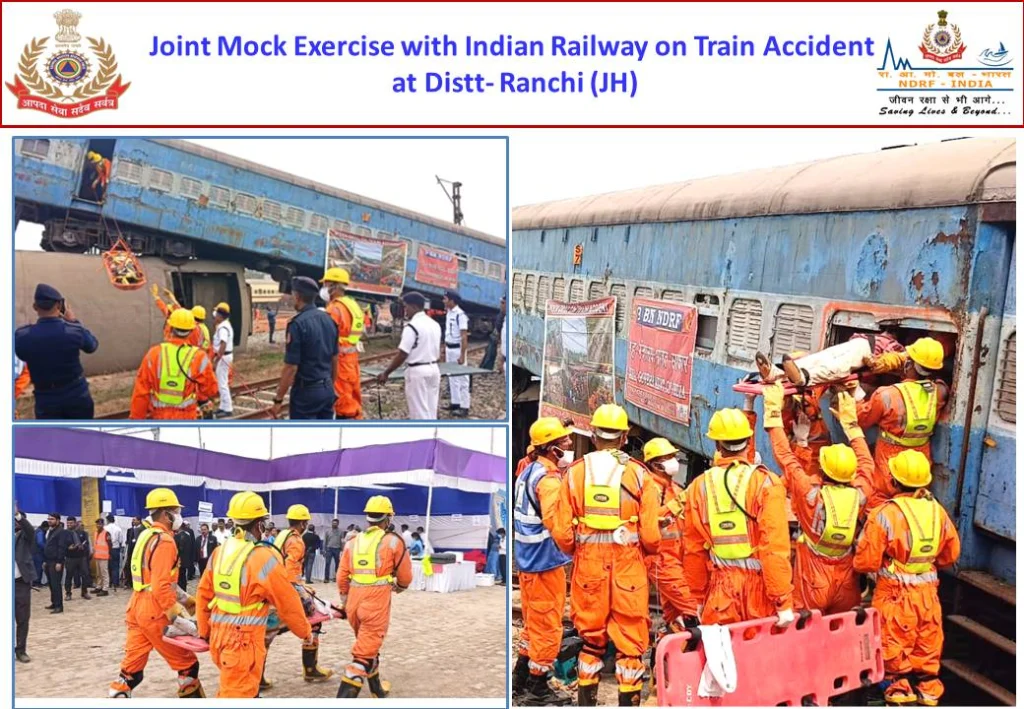 ndrf drill in ranchi