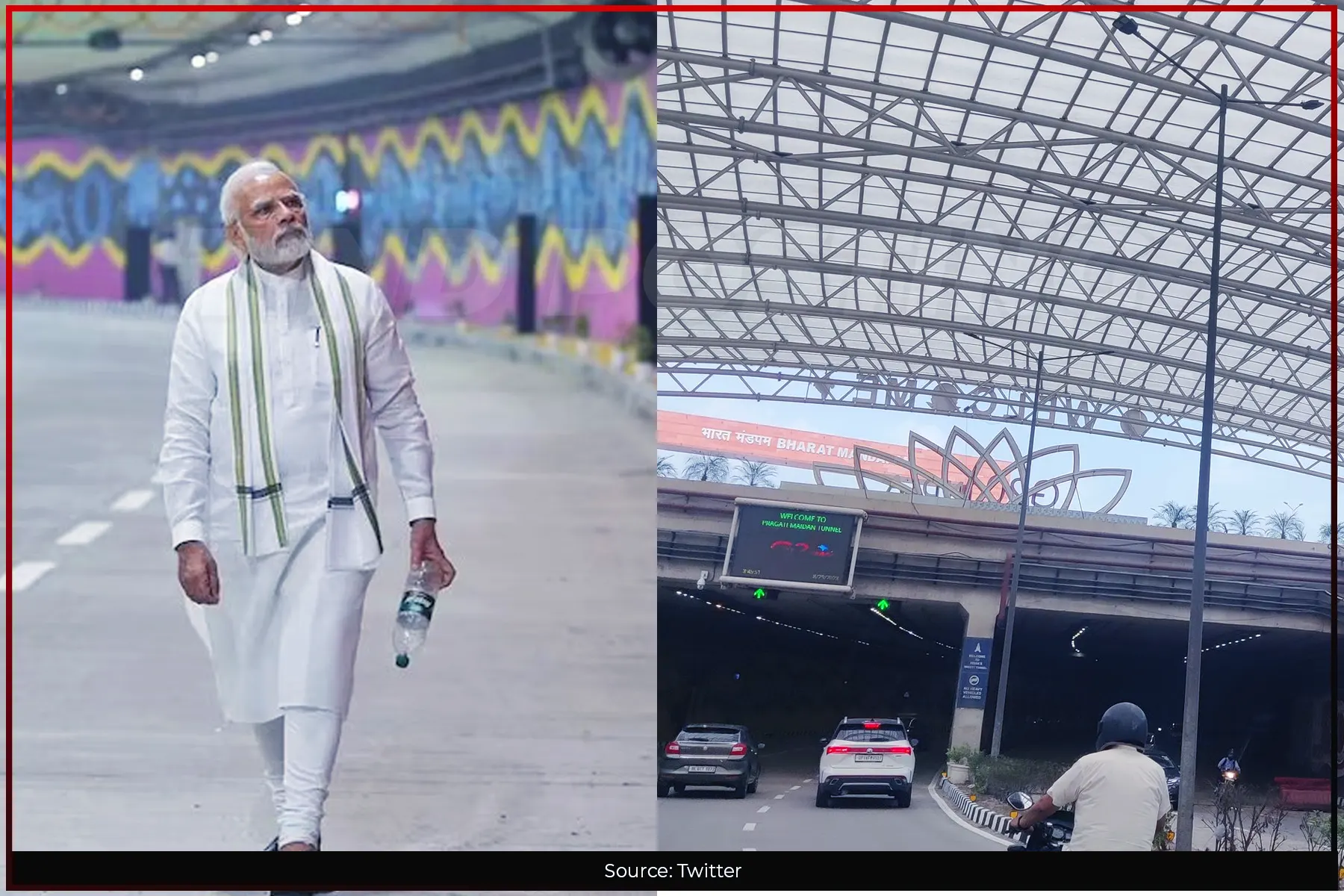 Pragati Maidan Tunnel inaugurated by PM Modi in 2022 is now a “potential threat to the life of passengers”