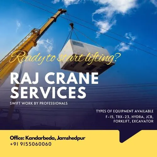 raj crane services jamshedpur