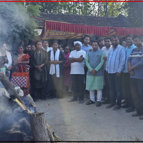 BJP Member Kulwant Singh Bunty, paid respects and attended funeral of MP Geeta Koda’s mother’s funeral.