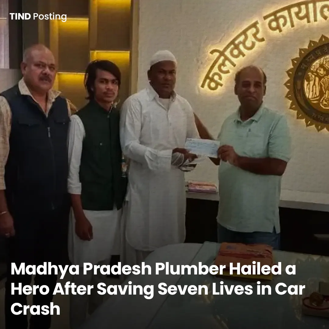 Madhya Pradesh Plumber Hailed a Hero After Saving Seven Lives in Car Crash