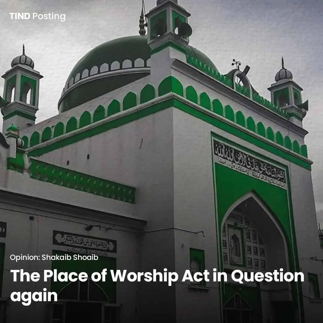 The Place of Worship Act in Question again