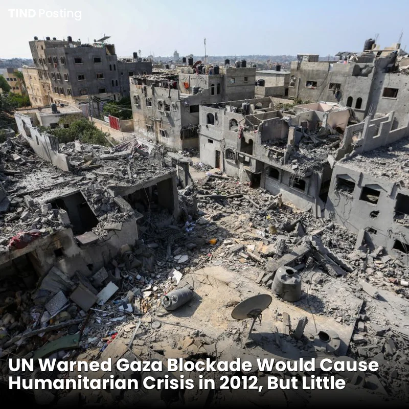 UN Warned Gaza Blockade Would Cause Humanitarian Crisis in 2012, But Little Action Followed