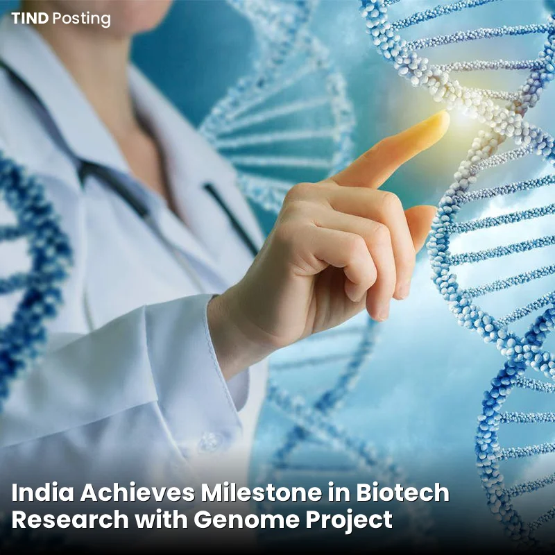 Genome project India biotechnology
