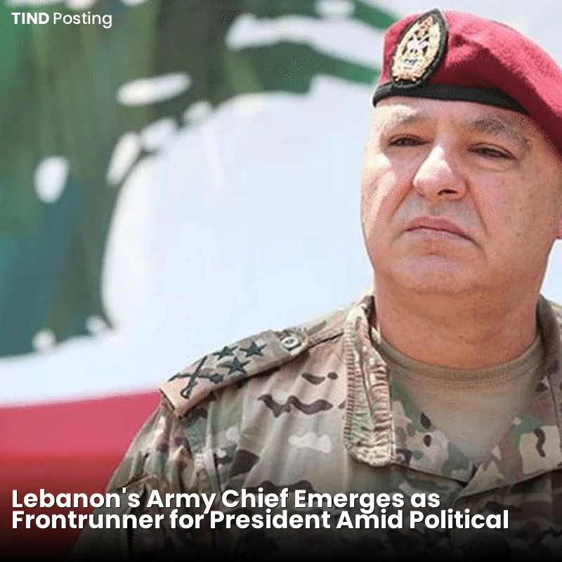 Lebanon’s Army Chief Emerges as Frontrunner for President Amid Political Tensions