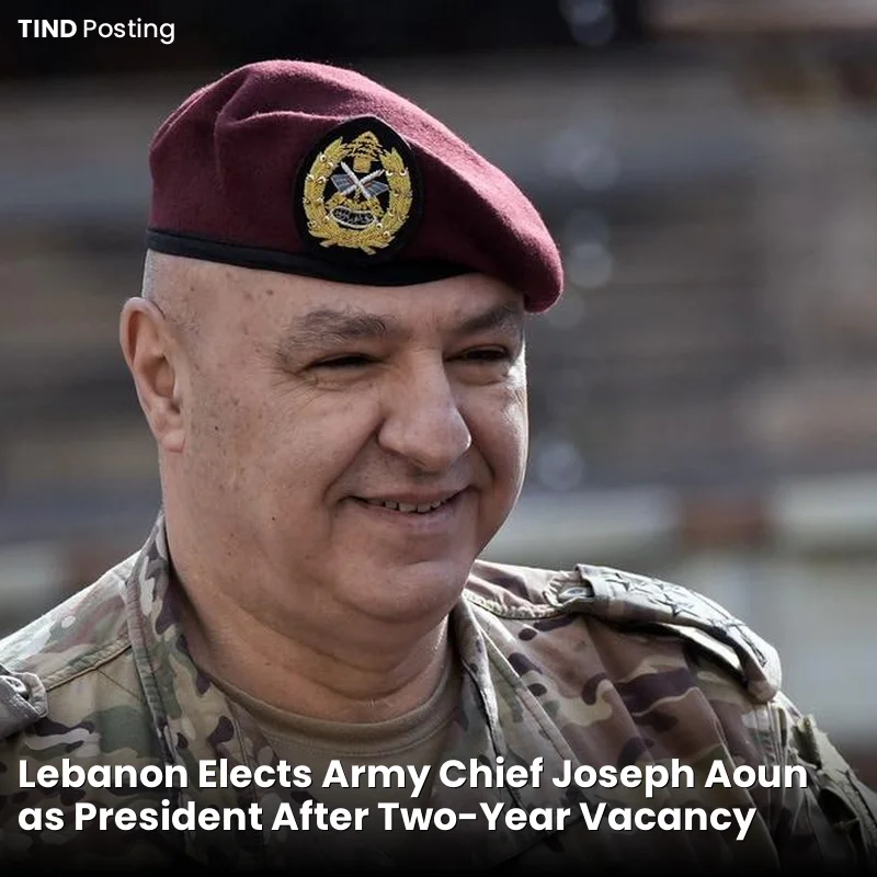 Lebanon Elects Army Chief Joseph Aoun as President After Two-Year Vacancy