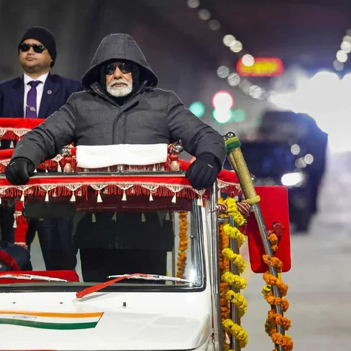 Modi Opens Jammu and Kashmir’s Z-Morh Tunnel, Boosting Year-Round Access to Sonamarg