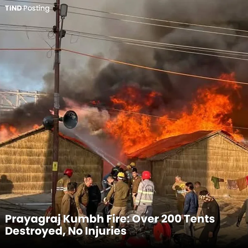 Prayagraj Kumbh Fire: Over 200 Tents Destroyed, No Injuries