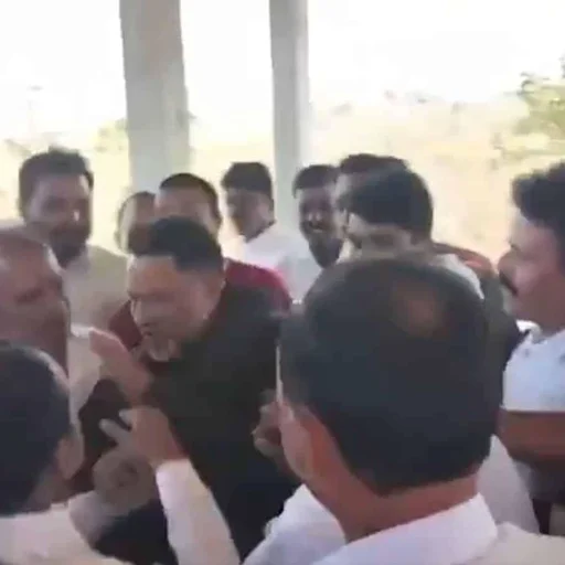 Telangana BJP MP Slaps Real Estate Agent Amid Land Grab Claims, Video Goes Viral