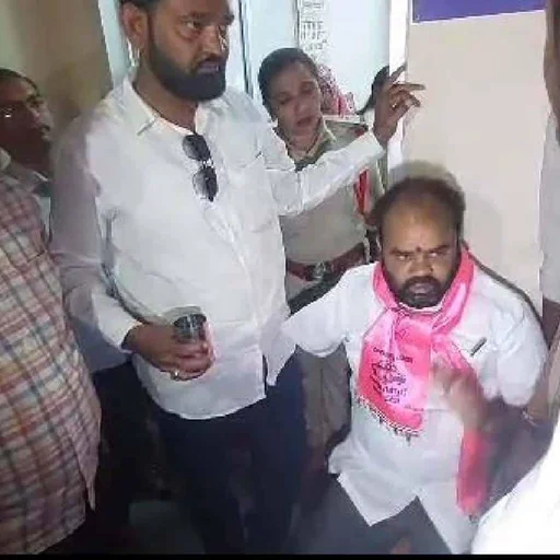 Telangana Political Clash: BRS, Congress Fight Over Banner Removal