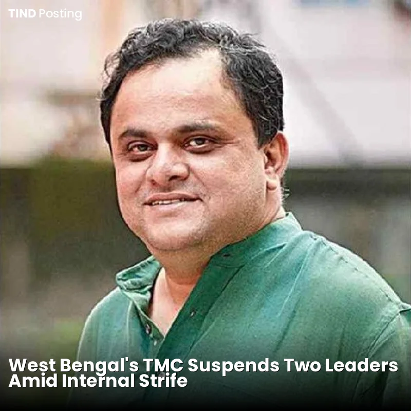 West Bengal’s TMC Suspends Two Leaders Amid Internal Strife