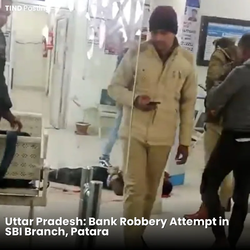 Uttar Pradesh: Bank Robbery Attempt in SBI Branch, Patara