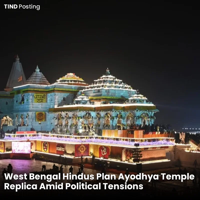 West Bengal Hindus Plan Ayodhya Temple Replica Amid Political Tensions