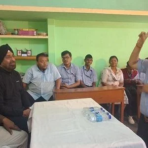 Jamshedpur Police Chief Visits, Inspires Special Needs Children at Jivika Institution