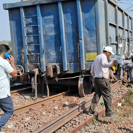 Jharkhand Freight Train Derails Disrupts Rail Traf