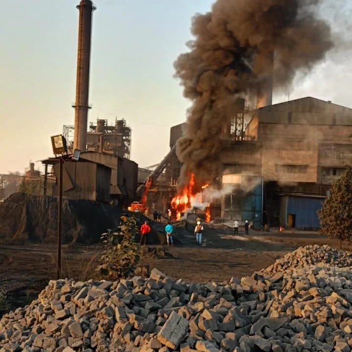 Jharkhand Power Plant Fire: 20 Transformer Blaze Causes Crores in Damage