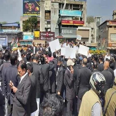 Ranchi Lawyers Protest Advocate Bill 2023 Over Ind