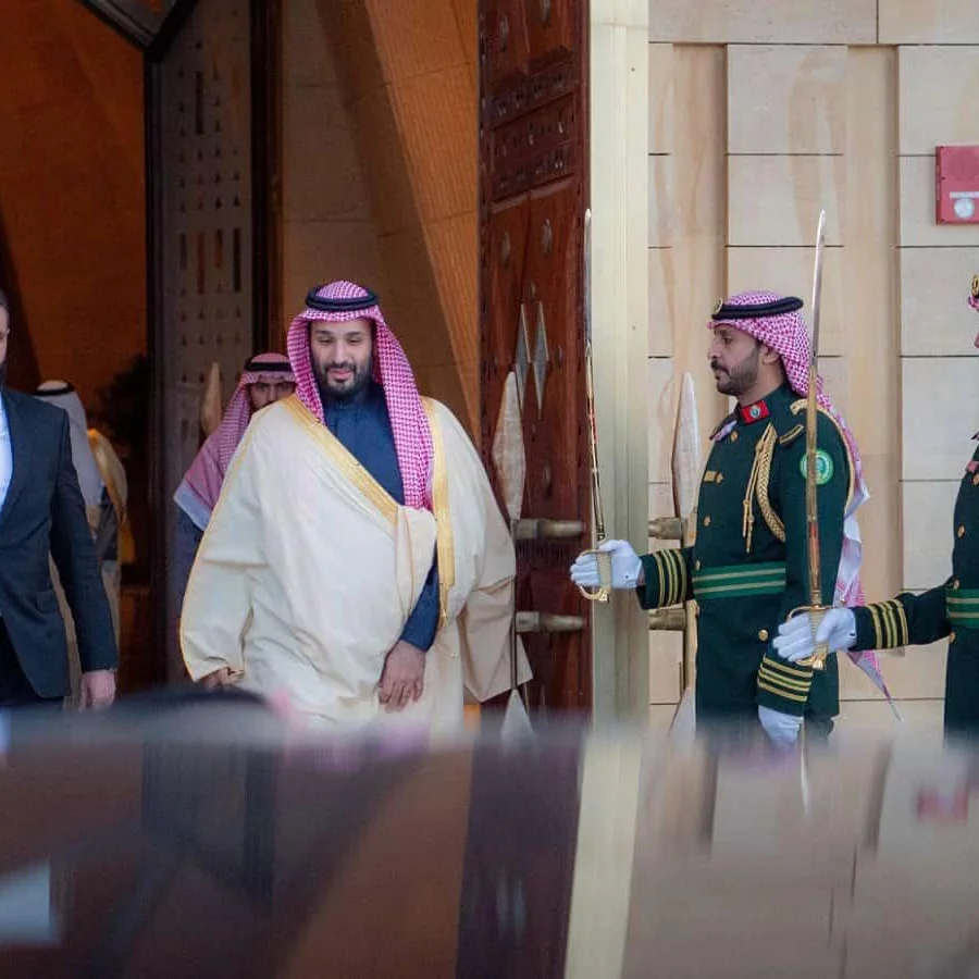 Saudi Crown Prince Syria Leader Discuss Security S