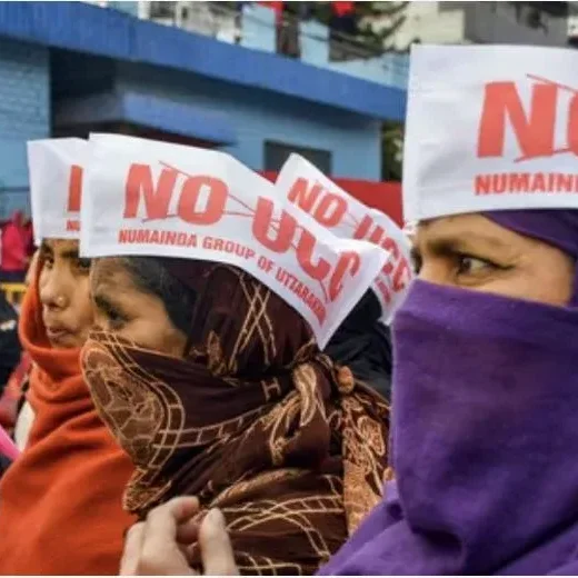Uttarakhand: Hundreds Protest Uniform Civil Code (UCC) in Haridwar